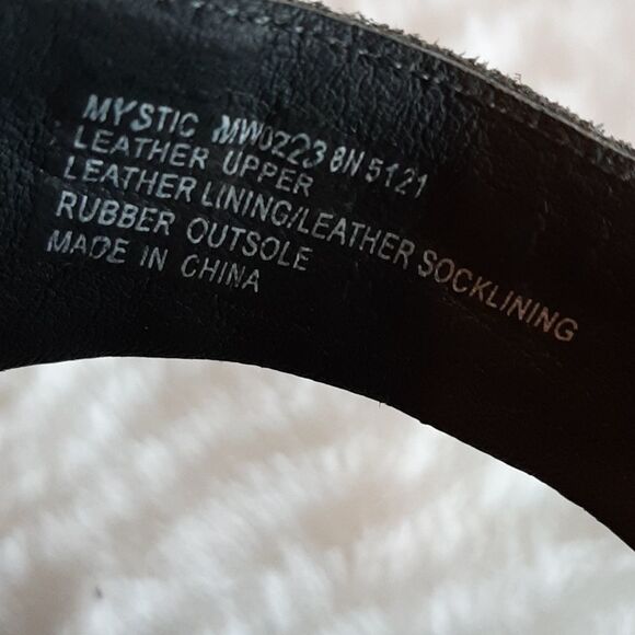 Abeo Bio System Womans Mystic Leather Gray Platform Beaded Sandals 8N - Picture 9 of 12